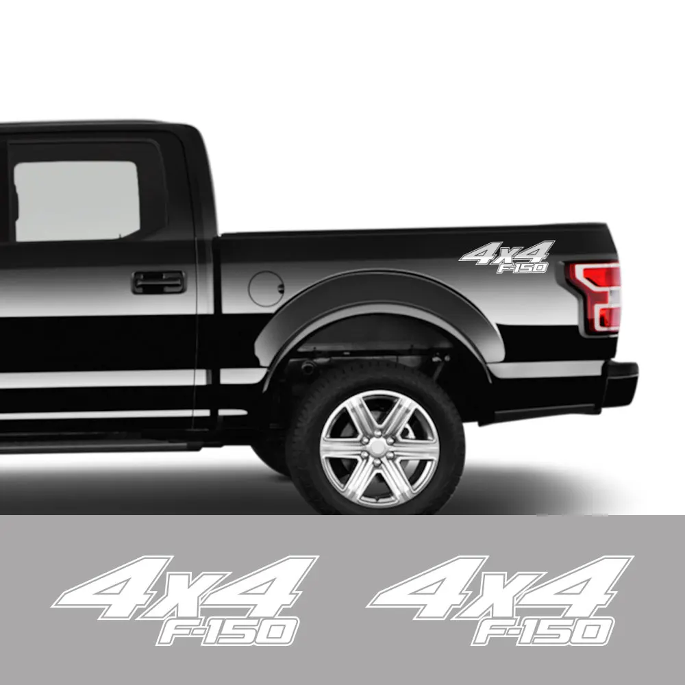 Pickup Rear Bed Side Stickers For Ford F150 Raptor XLT Truck Graphic 4x4 Car Decor Decal Cover Sticker Auto Tuning Accessories