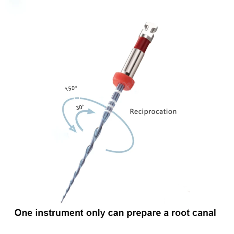 6pcs Dental Reciprocal Blue Files R25 25mm Reciprocation NITI Files Dental Only One Files R40 Endodontic Dental Endo Instruments