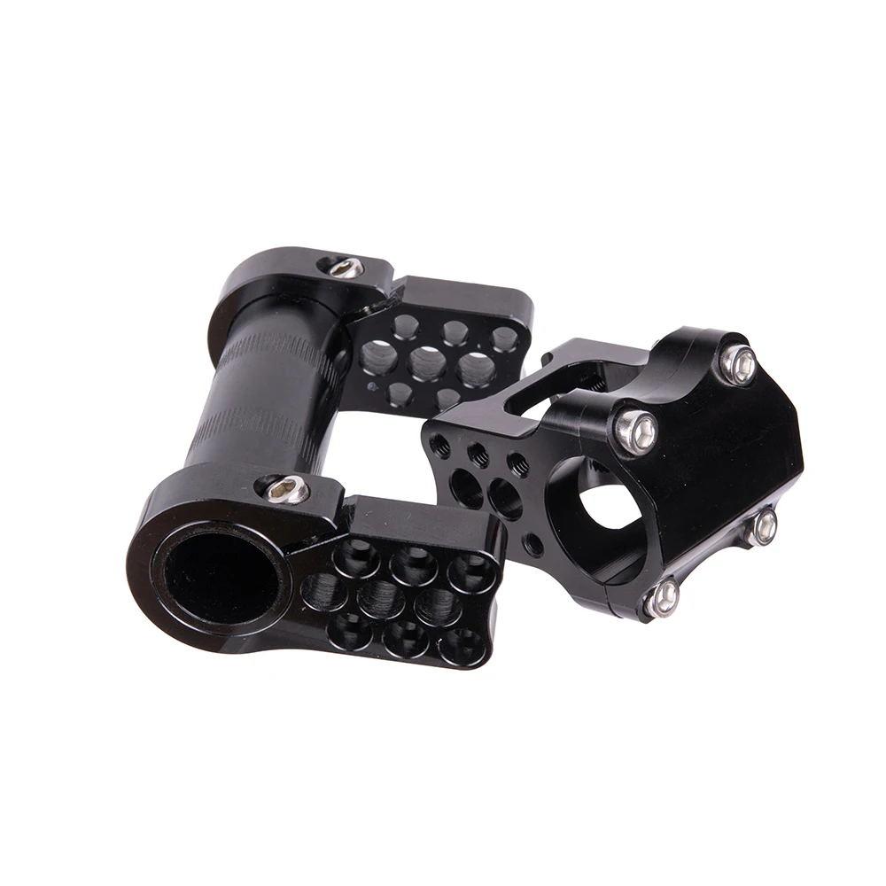 

Folding Bike Double Stem 7075 Aluminum Alloy CNC Ultralight Adjustable Bicycle Stem fitting for Folding Bicycle 25.4mm handlebar