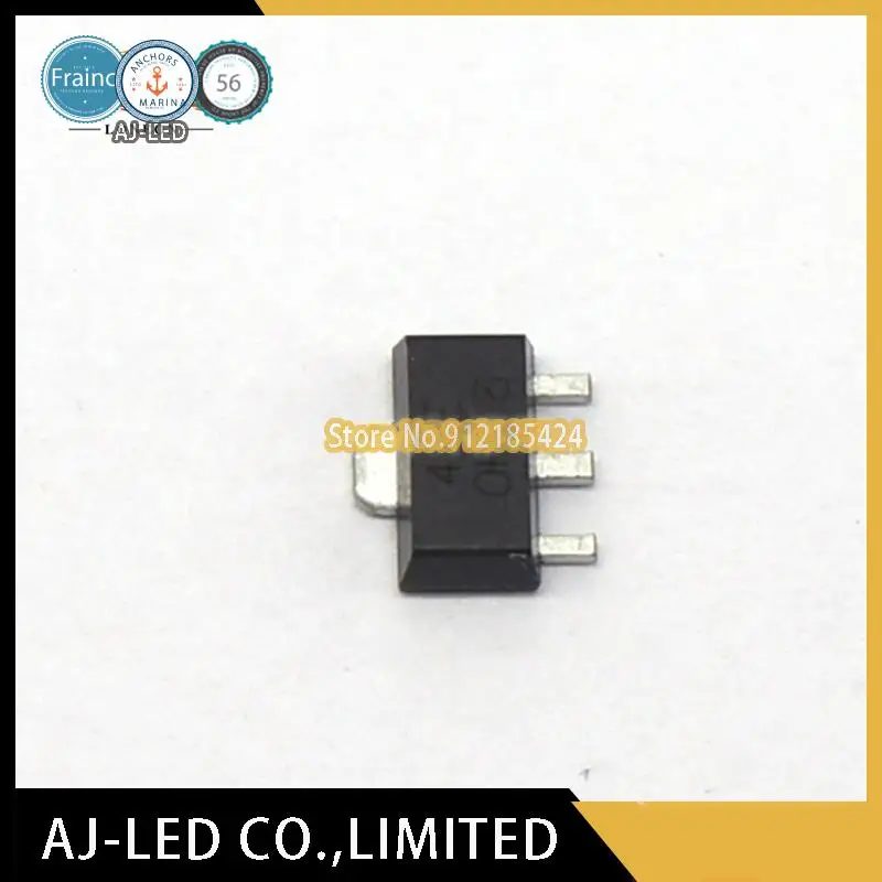 10pcs/lot OH44EW High Temperature Unipolar Hall Element Switch Circuit Magnetic Sensor SMD SOT-89 Mark:44E