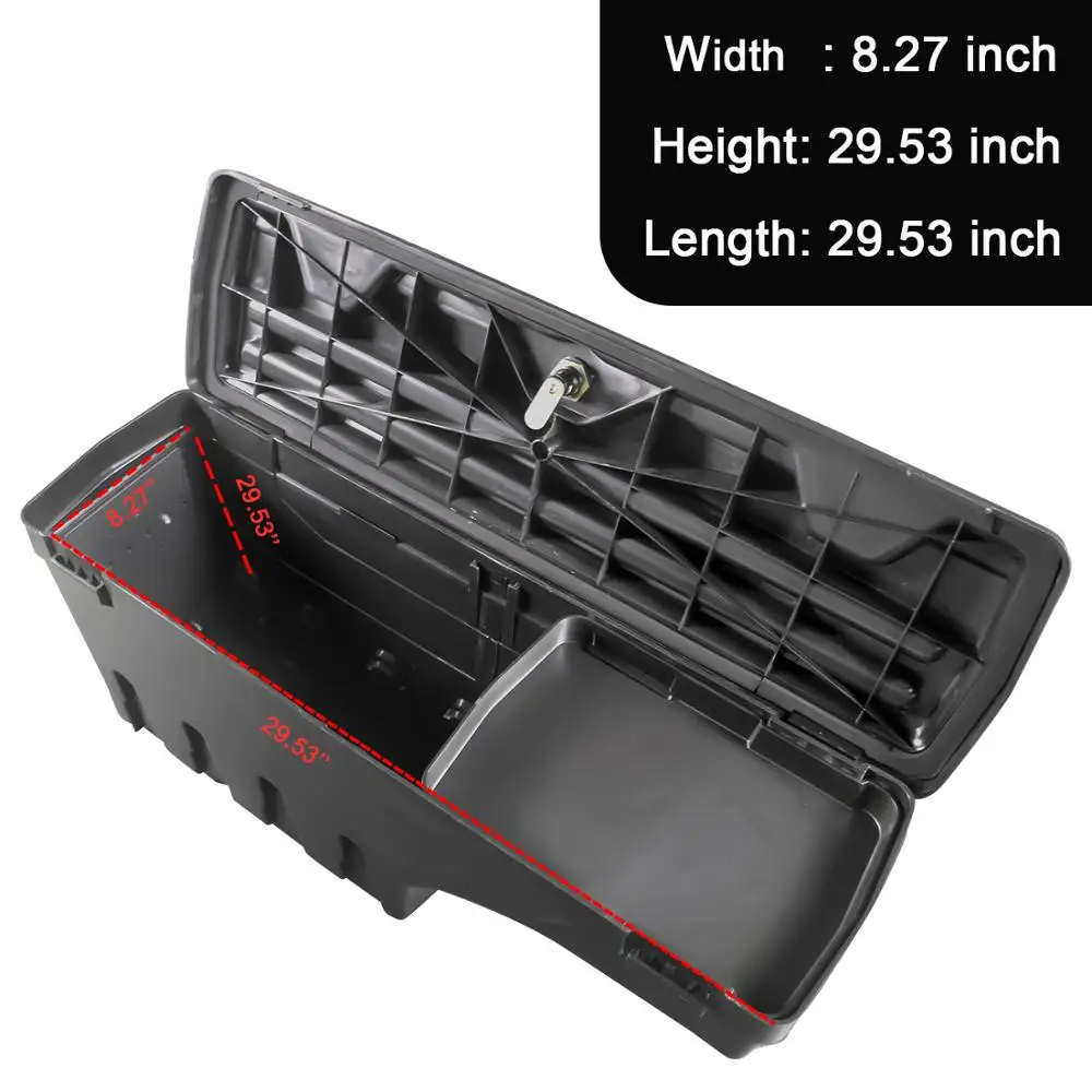 CITYCARAUTO Rear Storage Truck Box Fit For Ranger T6 T7 T8 Tooling Boxes 2012-2021 Ranger Storage Box Pickup Car Accessories