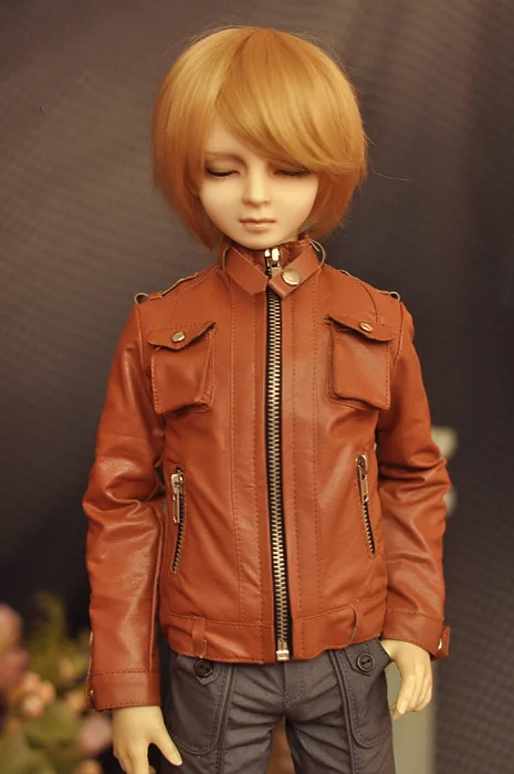 

1/3 scale BJD doll clothes leather jacket coat for BJD/SD accessories SD13 SD17.Not included doll,shoes,wig and other A0900