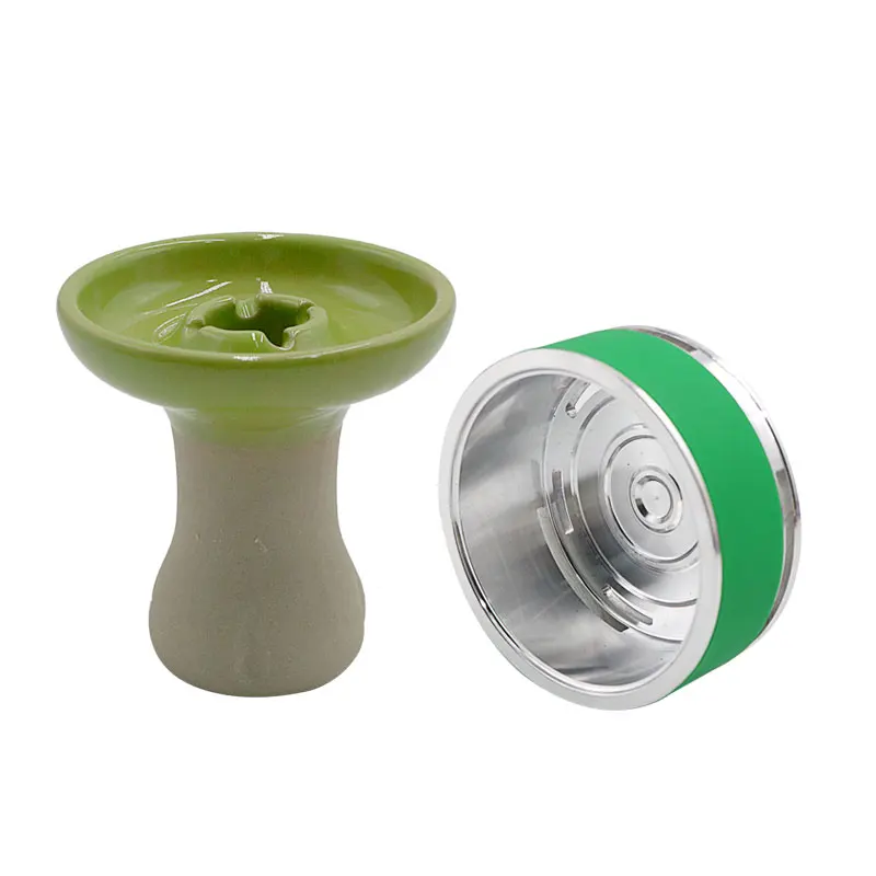 SY Hookah Bowl Ceramics Shisha Heat Management Base Nargile Sheesha Narguile Chicha Cachimbas Charcoal Holder Accessories