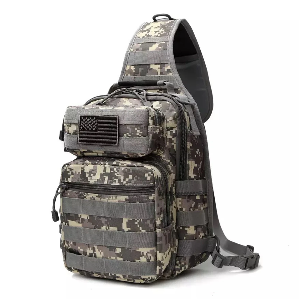 Taktische Brusttasche Einzelne Schulter Messenger Bags Outdoor Camouflage Reiserucksack Männer Frauen – Detail 7