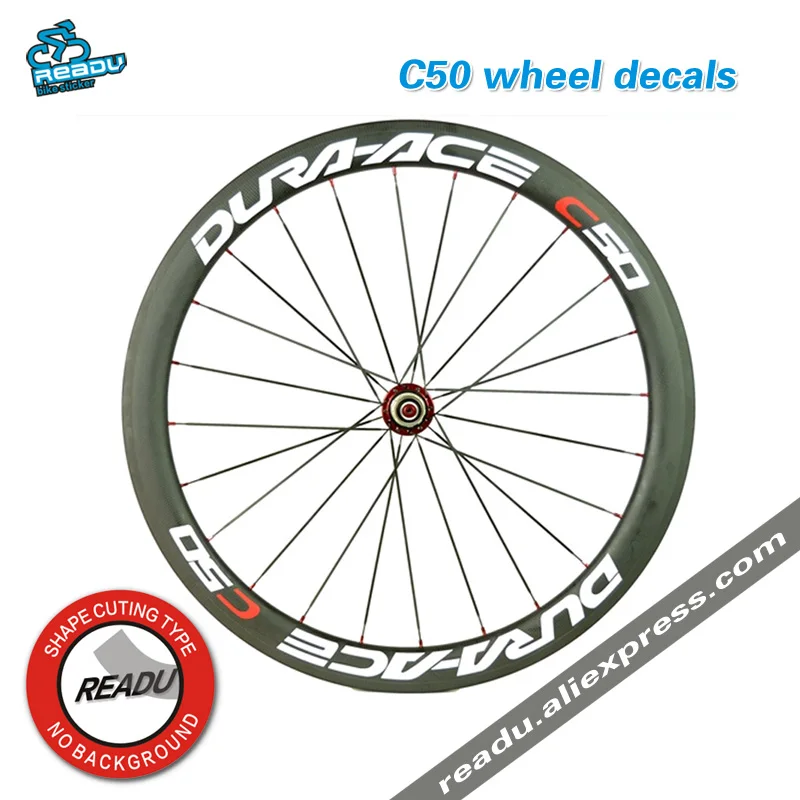 C50 road wheel stickers Road bike knife stickers die dead knife stickers for two wheel decals