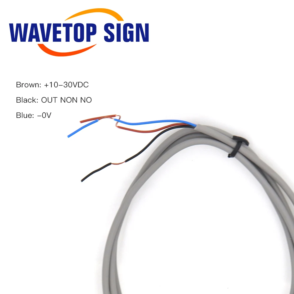 WaveTopSign Cảm Ứng Chống Cận Cảm Biến PL-05N 5Mm NPN Ra DC10-30V Bình Thường Mở Mới Cho Cắt Laser