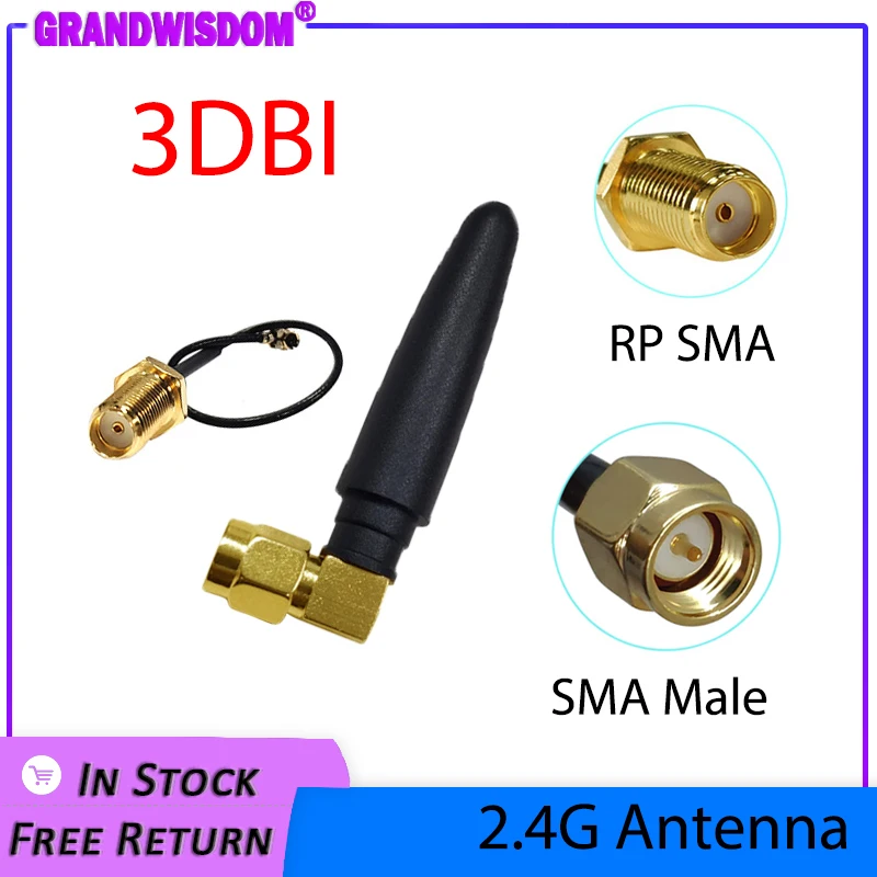 

868 МГц 915 МГц lora антенна 3dbi SMA Штекерный разъем GSM 915 МГц 868 IOT антенна Водонепроницаемая 21 см RP-SMA/u.FL Pigtail кабель