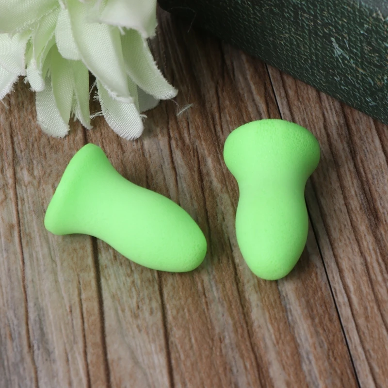 1 Pair Soft Foam Ear Plugs Tapered Travel Sleep Noise Prevention Earplugs