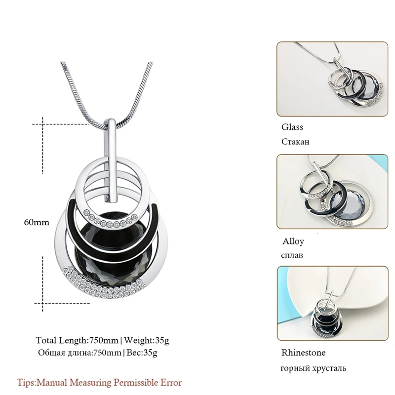 Necklaces & Pendants For Women Fashion Long Fashion Geometric Statement Maxi Necklace Jewelry Collier Femme Collar Accessories