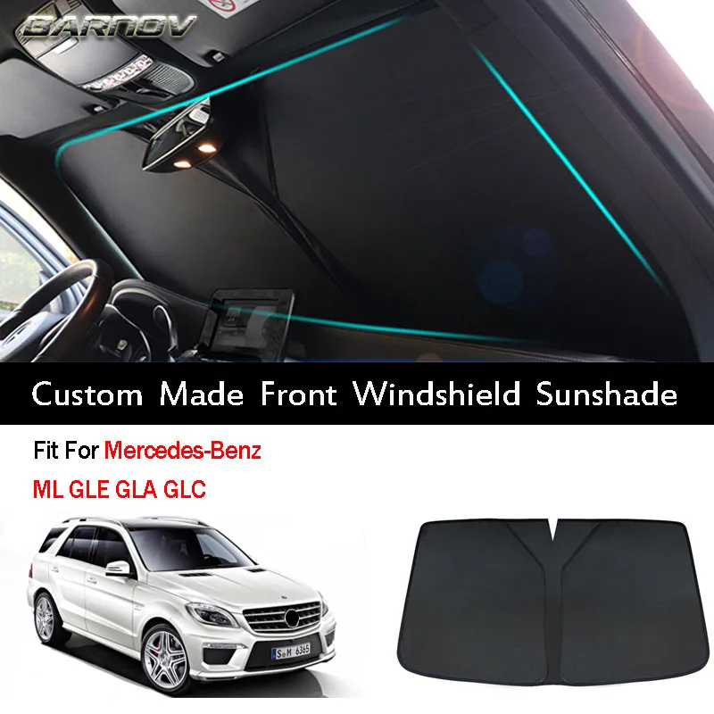 

Car Special Front Windshield Sunshade Double Insulation Custom Made Fit for Mercedes-Benz ML GLE GLA GLC W163 W164 W166