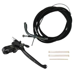 Left Clutch Lever W/ Lock Throttle & Clutch Cable For 49cc 60cc 66cc 80cc 2 Stroke Engine Motor Motorized Bicycle