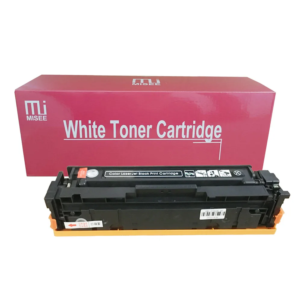 Misee White Powder Toner Cartridge Compatible for HP CF500a CF540a Laserjet M254 M254nw M254dw M281cdw M281fdw