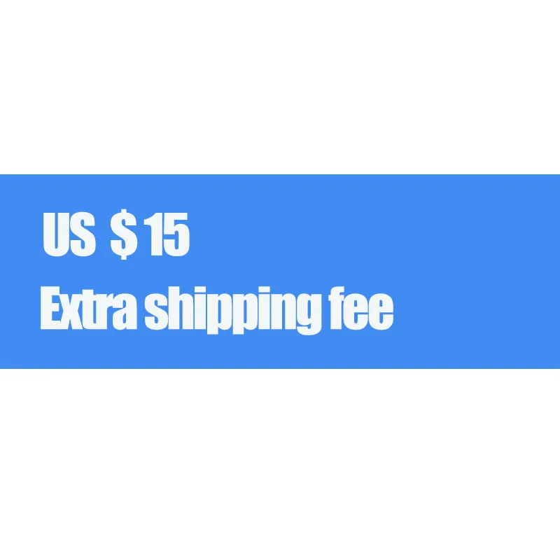 

Extra fee for shipping fee for DHL/TNT/FEDEX/EMS/UPS