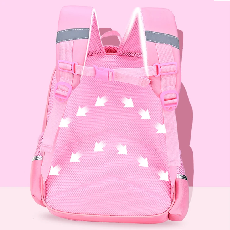 Waterproof Children School Bags Cartoon Cute Princess Backpacks Orthopedic Kids Book Bags for Teenage Girls Schoolbags Mochila