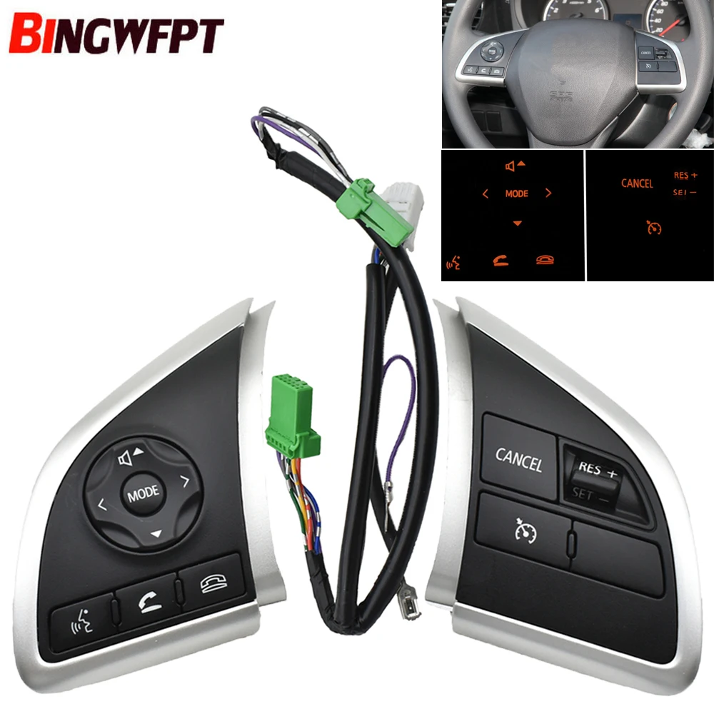 Audio Radio Cruise Control Switch Steering Wheel Button For Mitsubishi Mirage ASX 2013 2014 2015 2016 2017 2018 2019