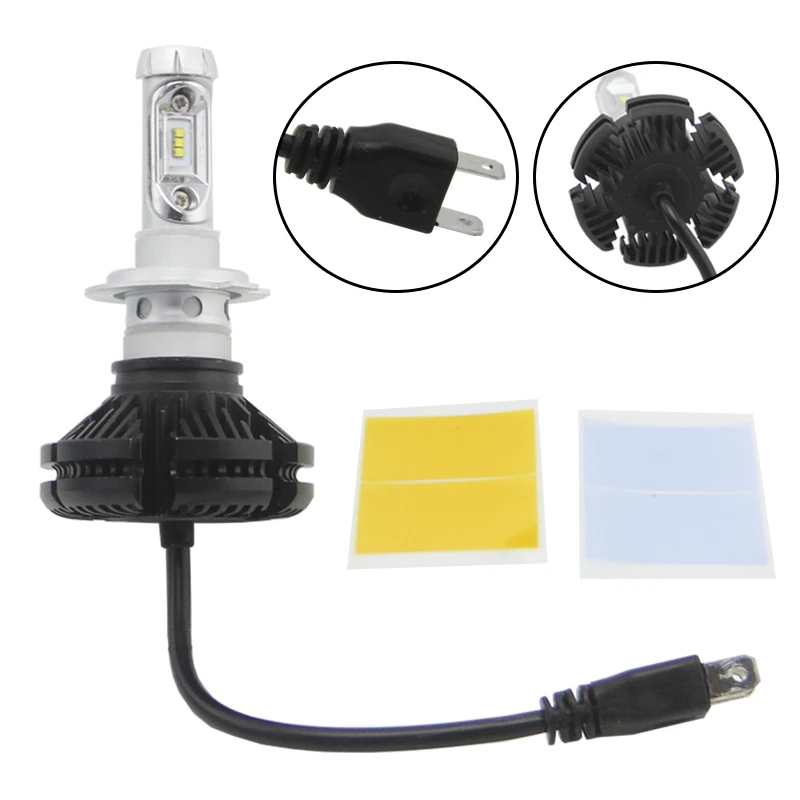 Bedehon-luz LED para coche X3 H1Led H4 H7, faro delantero 50W 6000LM 6000K IP67 9003 9005 HB3 9006 HB4 HB2 H11, luces LED para vehículos