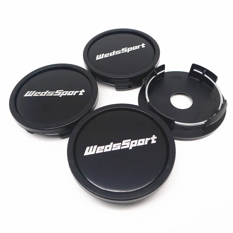 4pcs 58mm 52mm WedsSport Wheel Center Caps Hub Car Rims Dust-proof Cover Hubcaps for Alloy Auto Styling Accessories