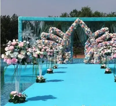 

Бутафория для свадебной фотосессии на конус цветок кованого железа Свадьба дорога украшение стола украшения сцены дорожный цветок стенд