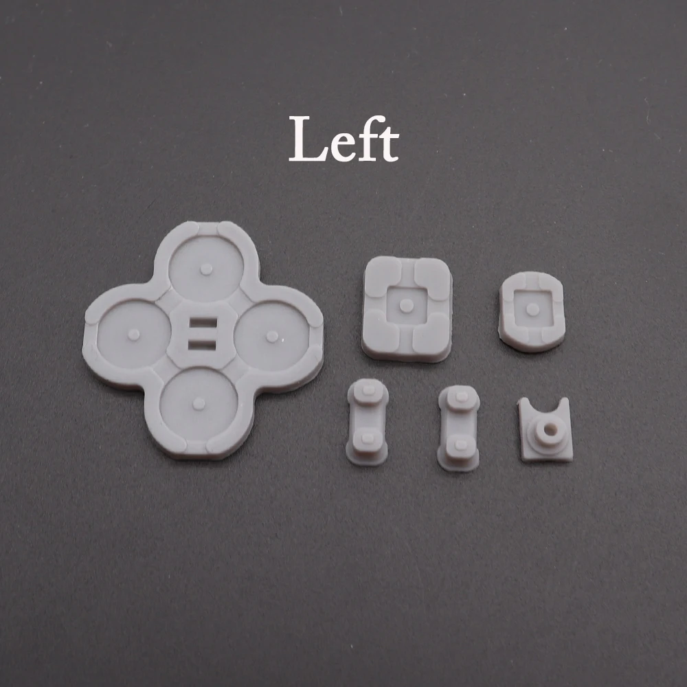 Dla Nintendo Switch NS Joy-Con lewego prawego kontrolera przewodzący gumowy silikonowy guzik zestaw nakładek do wymiany JoyCon