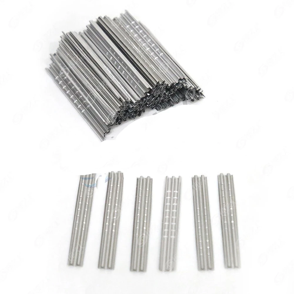 100Pcs/Box Zweireihig Fertig Zinn Folie Streifen Werkzeuge Verbesserte Versio Goldene/Silber Allgemeine-zweck zinn folie Schlosser Werkzeuge