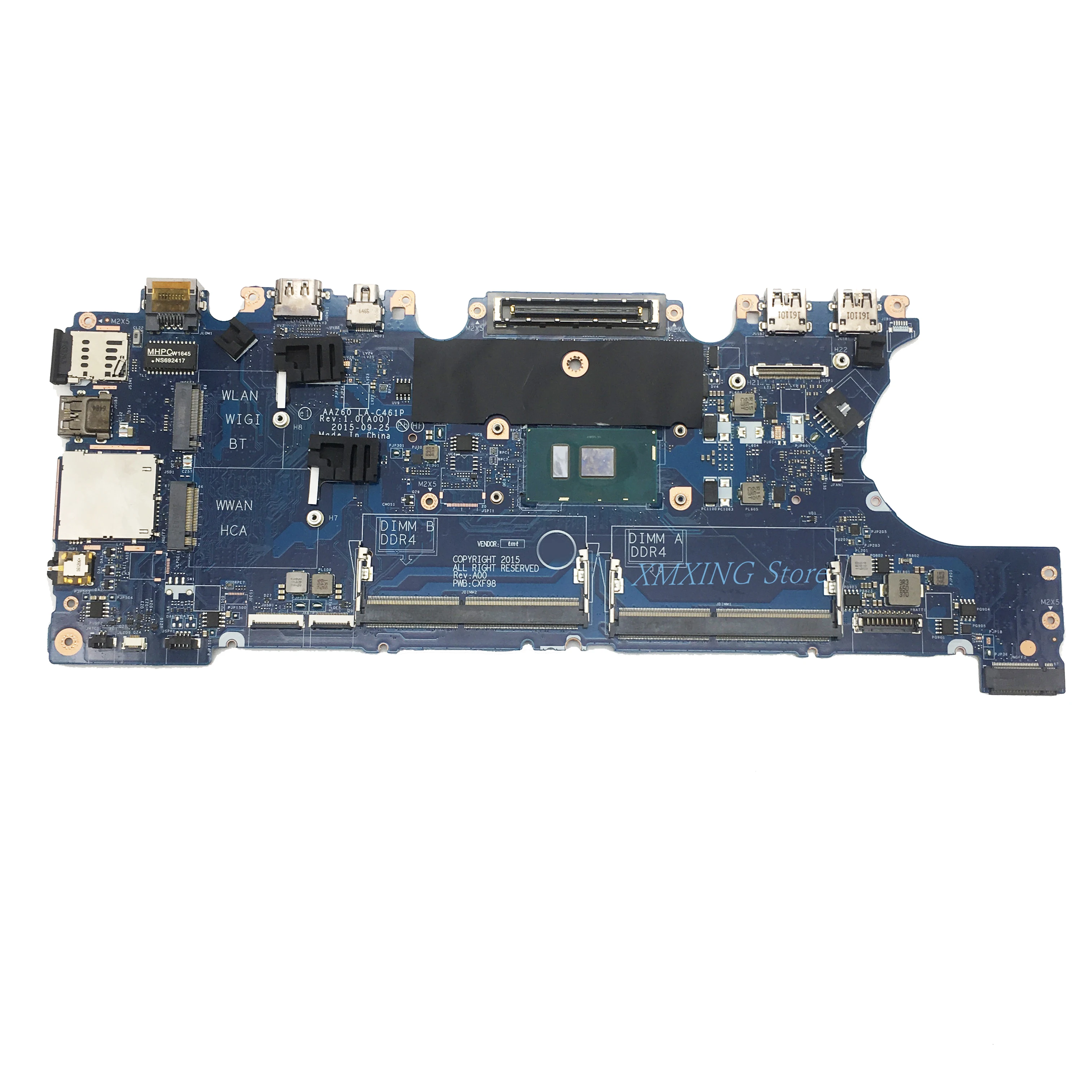 

FULCOL For DELL Latitude 7470 E7470 Laptop Motherboard I7-6600U LA-C461P CN-0VNKRJ 0VNKRJ VNKRJ Tested 100% work