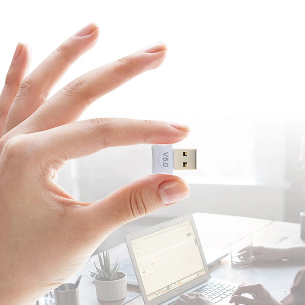 PCER USB Bluetooth Dongle Adattatore 5.0 per PC Altoparlante Del Computer Mouse Senza Fili di Musica di Bluetooth Audio Ricevitore Trasmettitore aptx 5.0