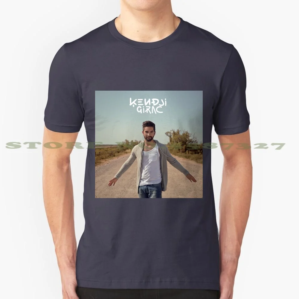 Kendji Girac 100% Cotton T-Shirt Kendji Girac Gitano Music Album Cover Fr