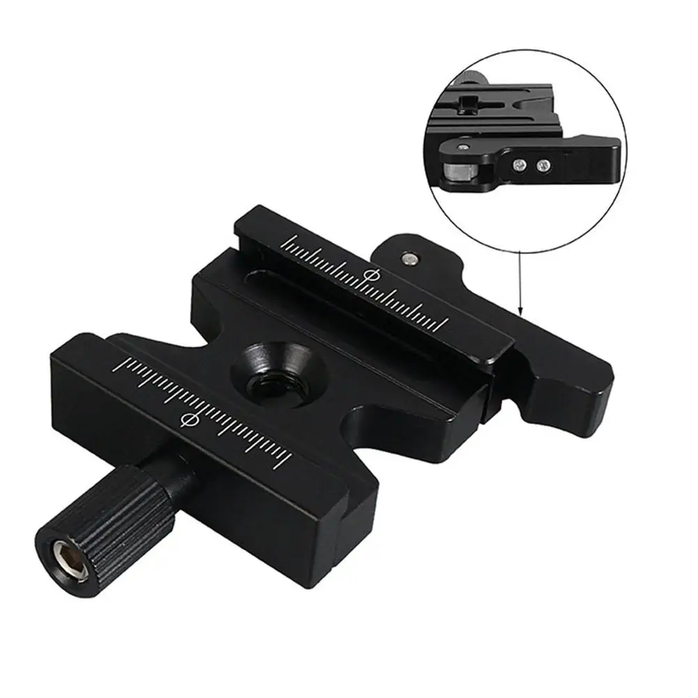 ขาตั้งกล้องขาตั้งกล้อง dslr กล้องปรับลูกบิด Arca Swiss Double Lock Quick Release คลิป Clamp