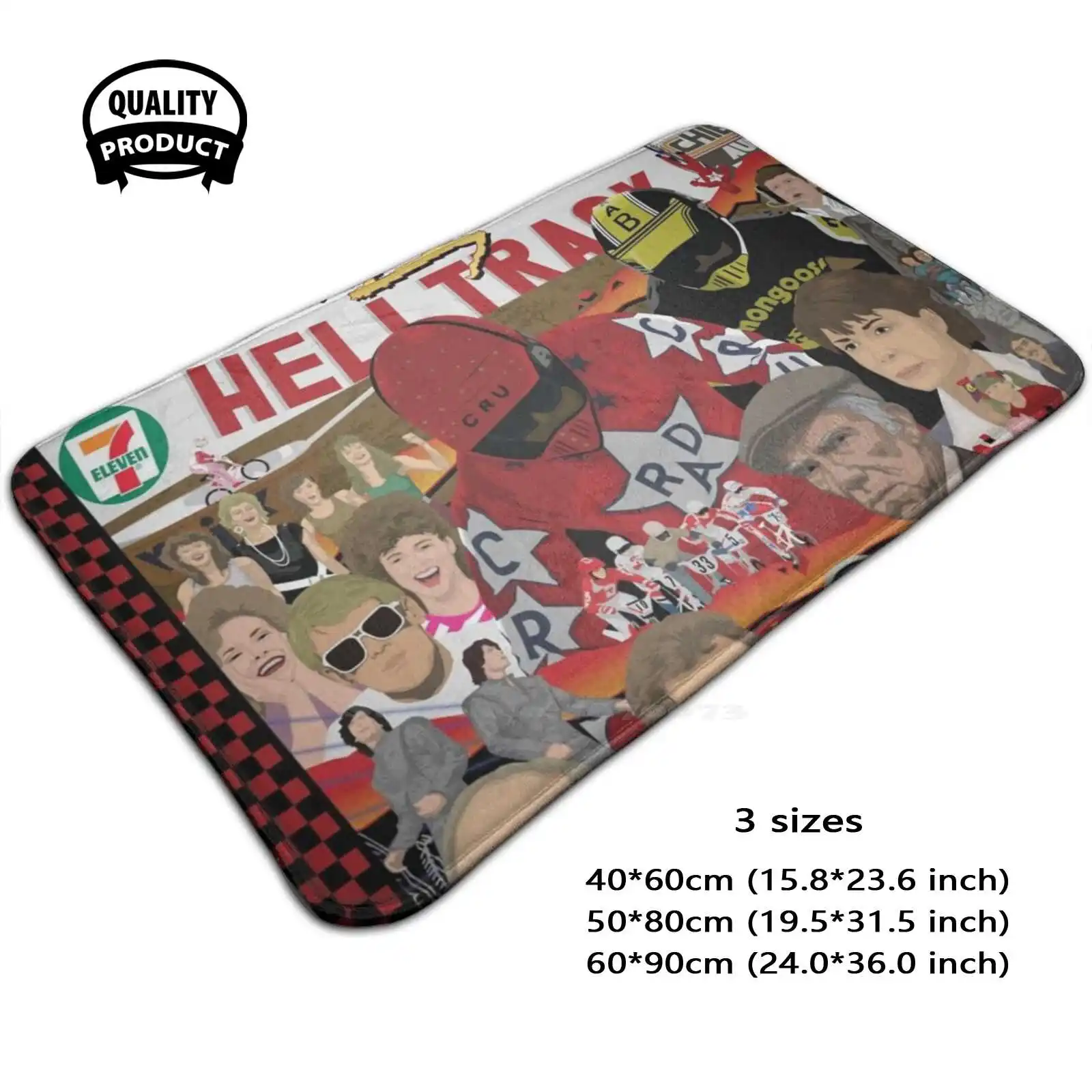 Póster Rad-Bmx Tribute a todo Color, cojín suave fundido, alfombra para Coche y Casa, alfombrilla para puerta Rad 1986, Bmx, cru-jones 80s, Bart Taylor