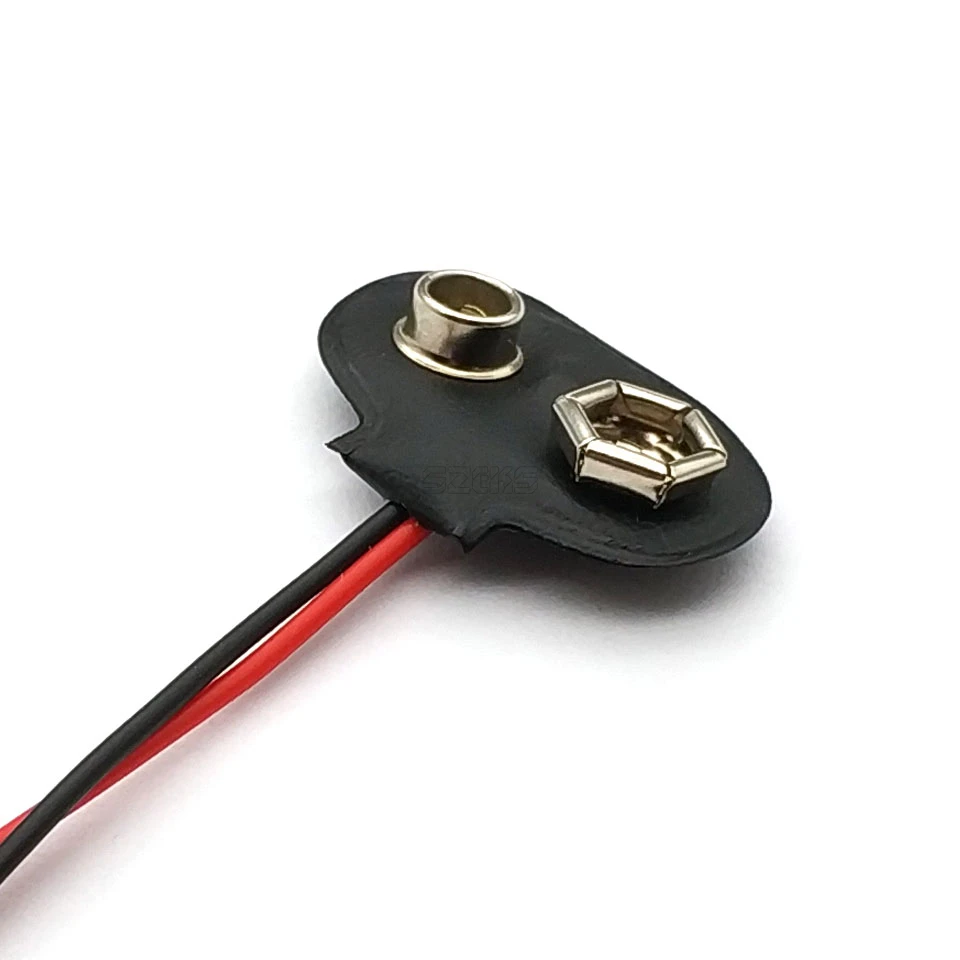 9 فولت بطارية مشبك 9 فولت صندوق بطارية 9 فولت علبة البطارية 9 فولت بطارية زر موصل