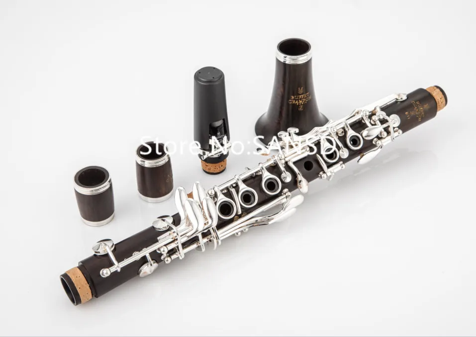 Buffet E11 Clarinete E plano 17 teclas Madera de ébano Niquelado Instrumento musical profesional con estuche