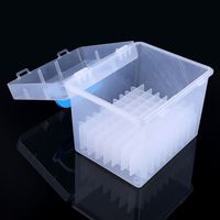 1Pc 80 Slot Plastic Carrying Marker Case Holder Storage Organizer Box for Paint Sketch Markers-Fits for Markers Pen from 15mm to