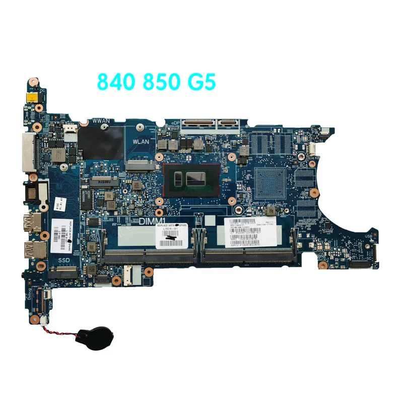 

Подходит для материнской платы ноутбука HP 840 850 G5 6050A2945601 6050A2945601-MB-A01 L15518-001 материнская плата 100% протестирована Полная работа