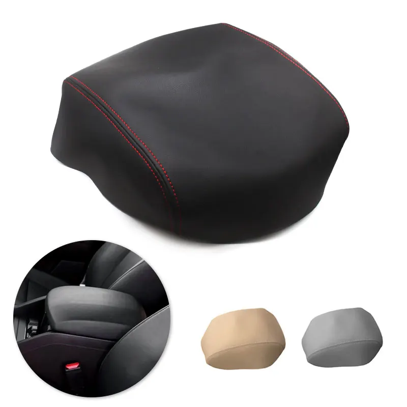 

For Honda Pilot 2009 2010 2011 2012 2013 Car Interior Center Control Armrest Console Box Pad Microfiber Leather Cover Decor Trim