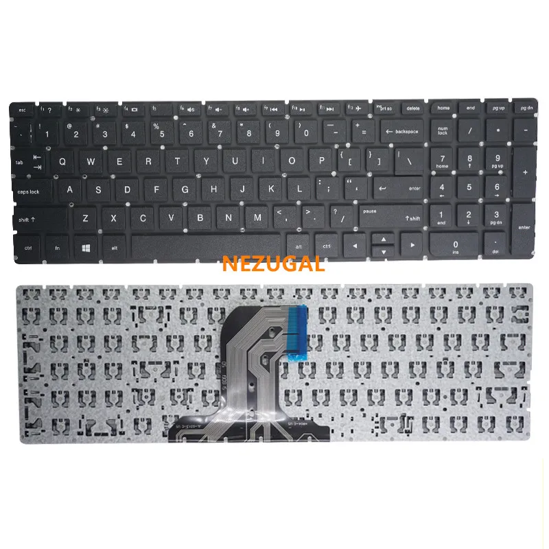 

US Laptop keyboard For HP pavilion 250 G4 255 G4 256 G4 250 G5 255 G5 256 G5 TPN-C125 TPN-C126 15-AC 15-AY 15-AF 15-BA