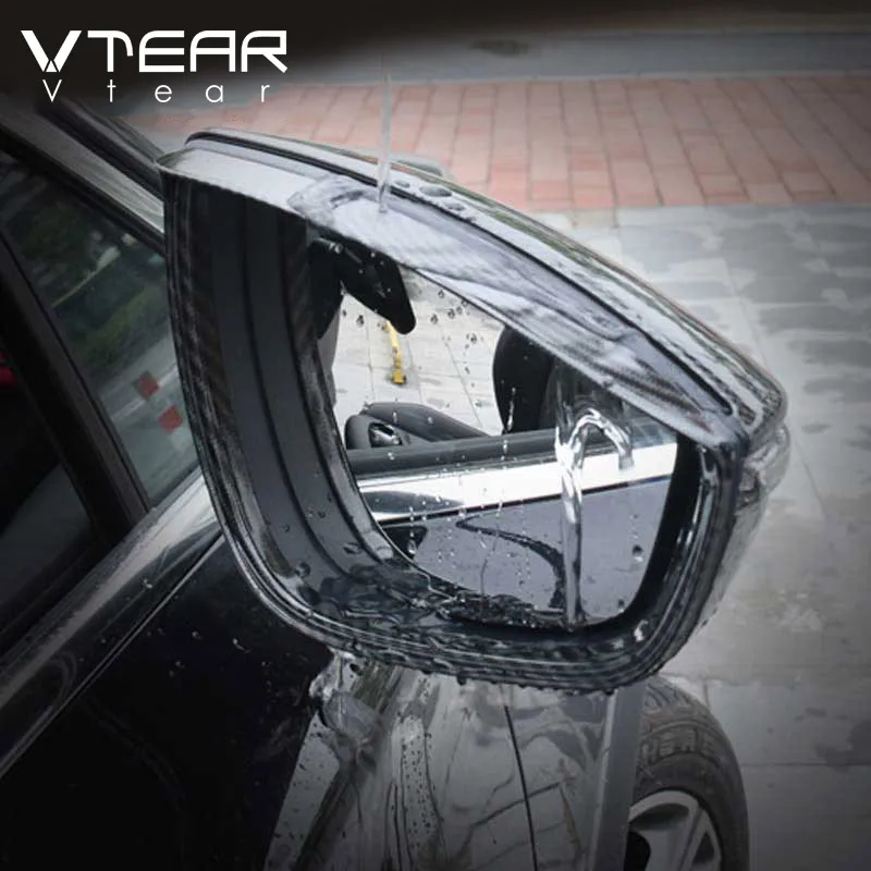 Vtear For Chery Tiggo 4 /Pro rearview mirror frame visor decoration exterior rainproof waterproof cover Trim accessories parts