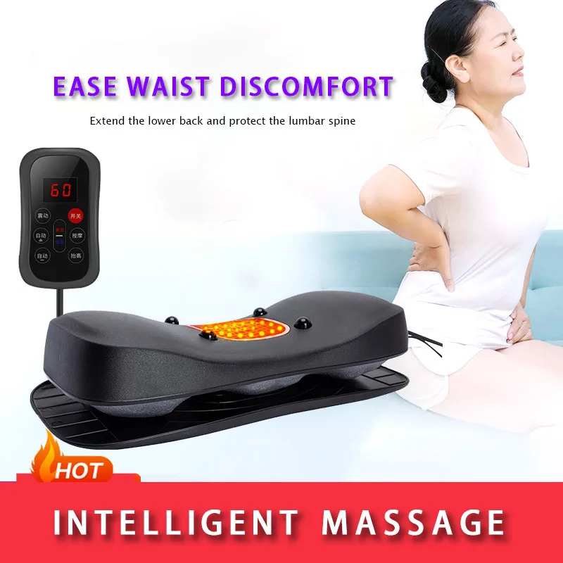 Airbag Waist Massager Hot Compress Physiotherapy Vibration Lumbar Support Tractor Waist Massager