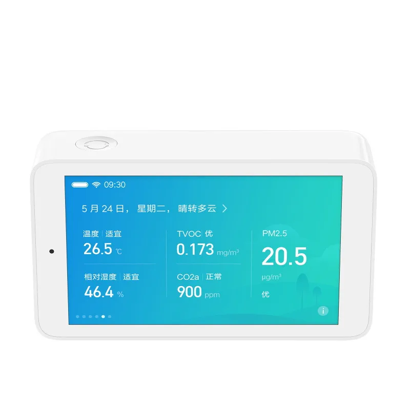 Nuovo Xiaomi Mijia Air Quality Tester HD Touch Screen monitoraggio remoto PM2.5 misurazione dell\'umidità della temperatura per Smart Home