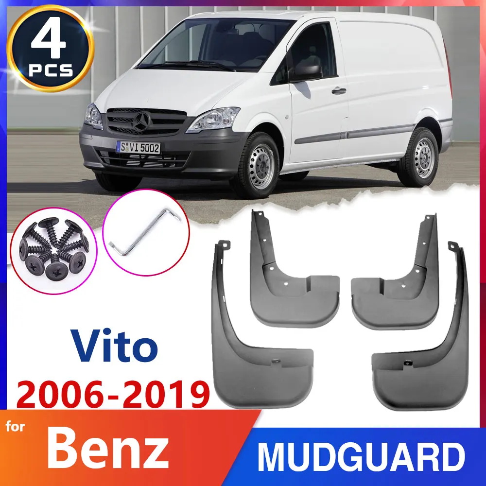

Car Mud Flap Guard for Mercedes Benz Vito Viano V Class 2006~2019 W639 639 W447 447 Tire Fender Mudflap Mudguard Car-Accessories