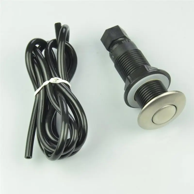 25mm Air Activated Push Stainless Steel Food Waste Processor Air Pneumatic Button On-off Accessory view 5