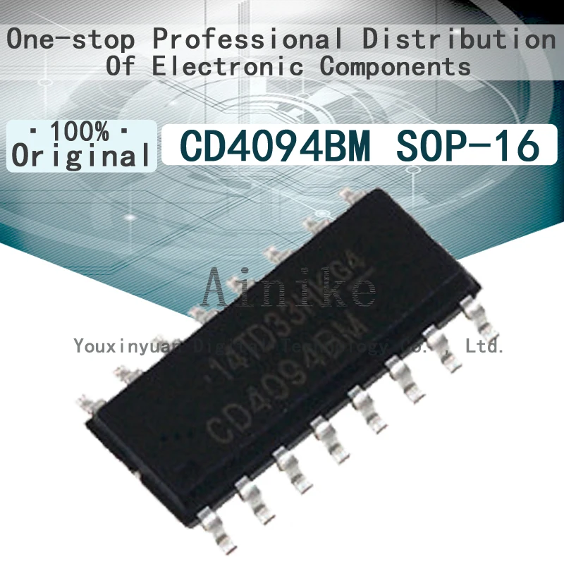 10/Pcs New Original CD4094 CD4094BM SOP-16 8-bit shift register IC chip