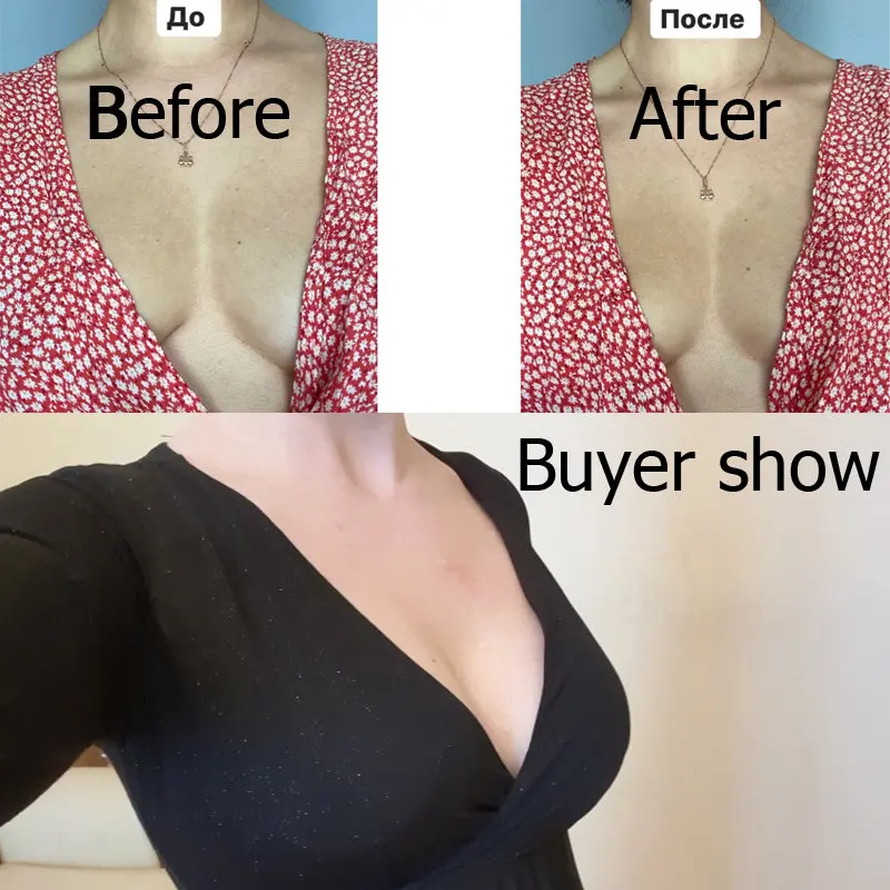 FINETOO Women Nipple Cover Female Sexy Push Up Breast Paste Reusable Invisible Silicone Self Adhesive Invisible Lift Up Stickers image 4
