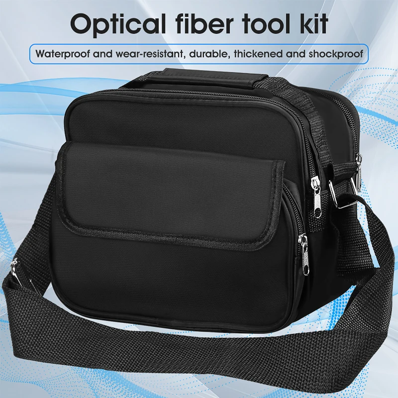 MAYTO FTTH Optical Fiber Tool Kit Bag for VFL Power Meter 23cmX16cmX19cm FTTH Optical Fiber Tool Kit Bag