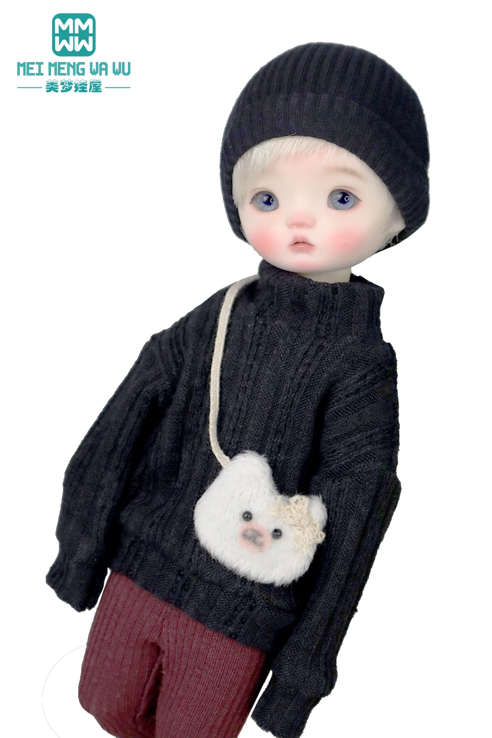 Fits 30cm 1/6 BJD Clothes YOSD MYOU Toys Spherical Joint Doll Fashion Sweaters, Leggings, Caps