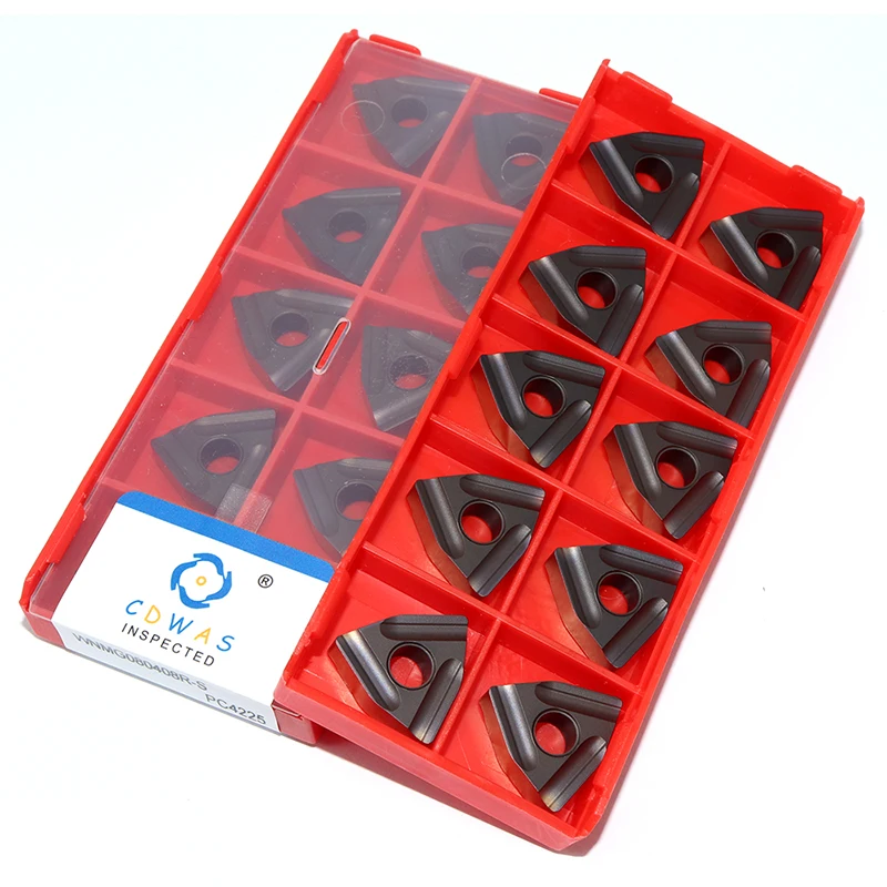 WNMG080408 R S PC4225 عالية الجودة الخارجية تحول أداة WNMG 080408 لونين كربيد إدراج آلة خرط تعمل بالتحكم الرقمي بواسطة الحاسوب أدوات تقطيع للصلب
