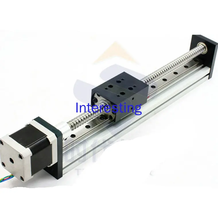 CBX1204-100 Stepper Motor Ball Screw Slide Rail Linear Slide Table with 42/57 Stepper Motor