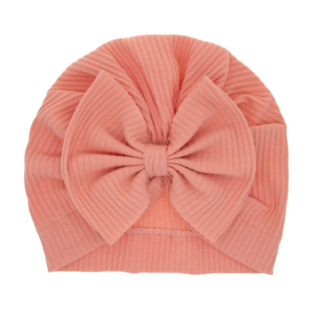 Bonnet turban à nœud papillon pour bébé fille, accessoire de photographie pour nouveau-né, 1 pièce, printemps automne