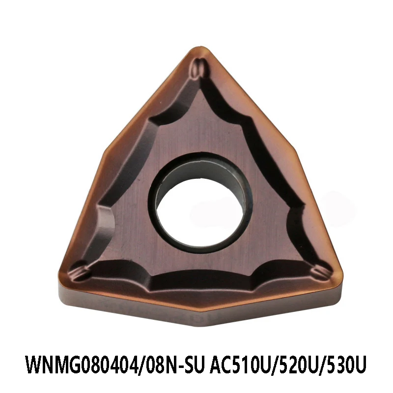 

Original WNMG080404N-SU WNMG080408N-SU AC520U AC510U AC530U Carbide Inserts WNMG080404 WNMG080408 Lathe Cutter Turning Tools