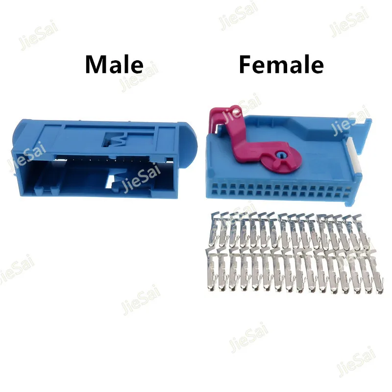 32 Pin ECU Automotive Plug Female Male 1719057-2 1719058-2 Auto Header Car Connector