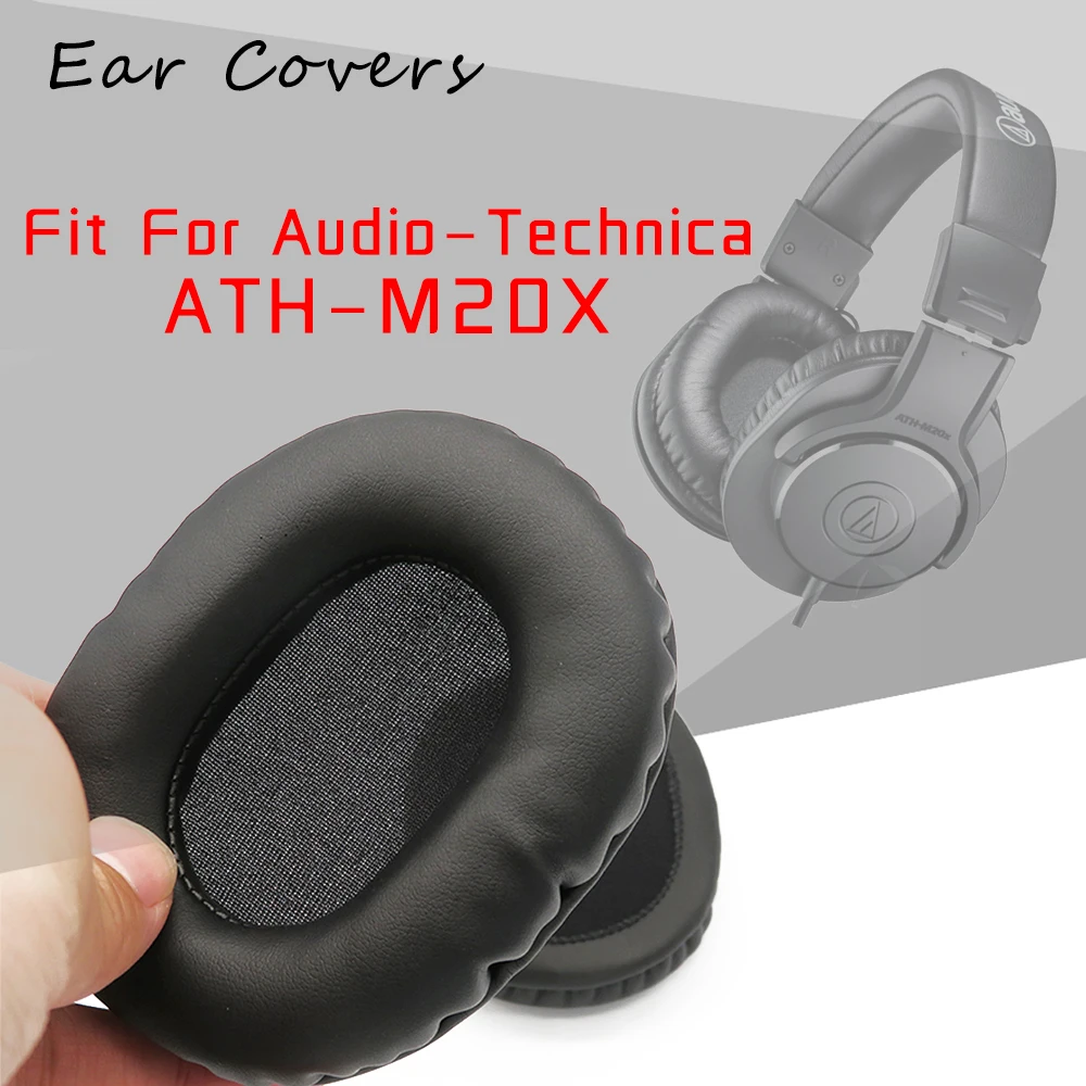 Nauszniki do słuchawek Audio Technica ATH M20X ATH-M20X wymiana nauszników zestaw słuchawkowy nauszniki PU skórzana gąbka pianka